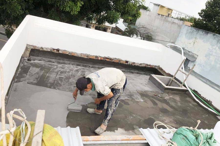 Chống thấm công trình tại KDC 586 Cần Thơ