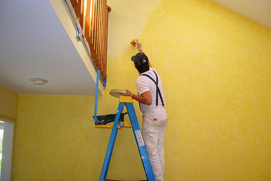 Dịch vụ sơn bê tường nhà cũ, nhà trọ Cần Thơ